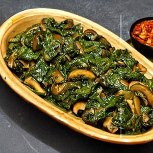 Mushroom Palak