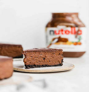 Nutella Cheese Cake Slice