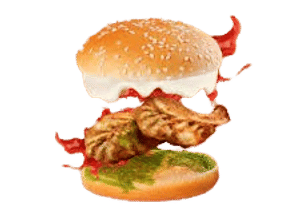 Veg Momo Burger