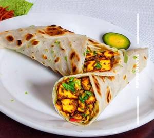 Single Paneer Bhurji Roll