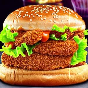 Chicken Nuggets Burger