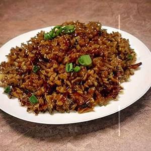 Burnt Garlic Rice - Pork