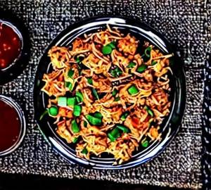 Veg Manchurian Fried Rice 