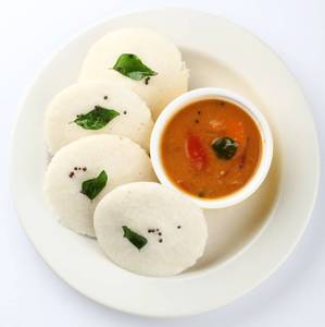 Idli Sambar (4 Pc)