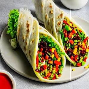 Veg Crispy Salad Wrap