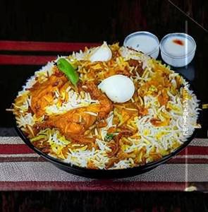Chicken fry piece biryani