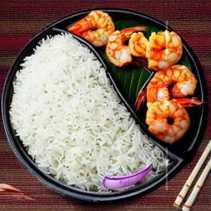 Prawns Schezwan Chopper Rice