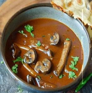 Chilly Mushroom Gravy