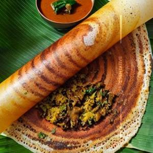 Mushroom Masala Dosa
