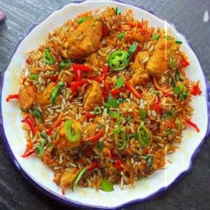 Ginger Capsicum Rice - Chicken