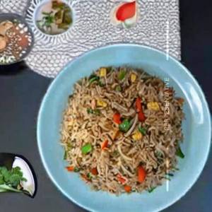 Mushroom Shezwan Fried Rice 