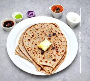 Paneer Garlic Paratha