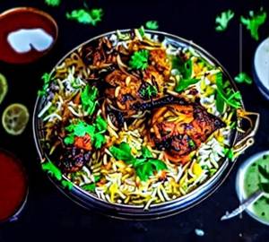 Gongura chicken biryani