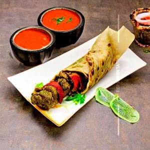 Mutton Boti Kebab Roll