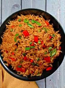 Schezwan Mushroom Fried Rice