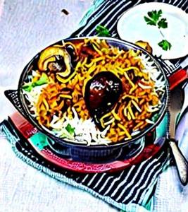 Mushroom Biriyani