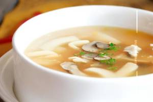 Mushroom Clear Soup 