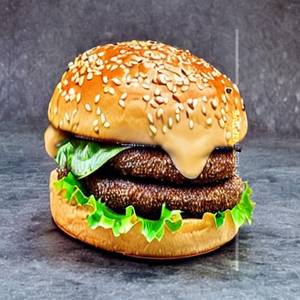 Double Panda Grilled Beef Burger