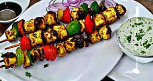 Mushroom Baby Corn Tikka