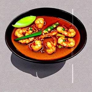 Steamed Rice (Szechwan) - Prawn