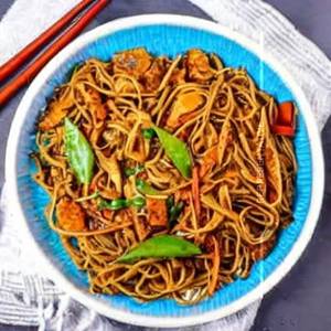 Pan Fried Gravy Noodles