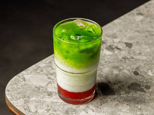 Strawberry Matcha Latte