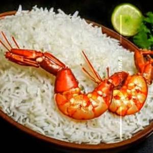 Steamed Rice (Singapore) - Prawn