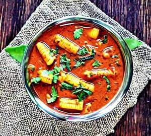 Baby corn kadhai