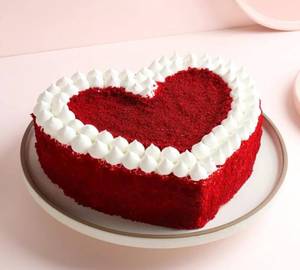 Heart Shaped Red Velvet Cake
