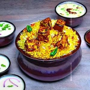 Kadhai Paneer Dum Biryani