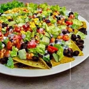 Mexican Nachos Veggie Salad