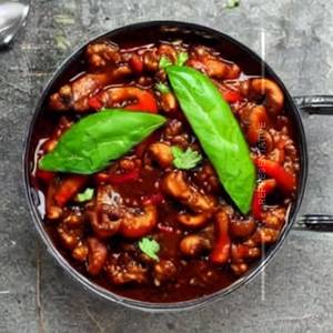 Mushroom Chilli