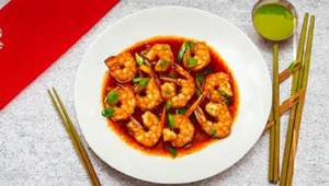 Prawns In Hot Garlic Sauce