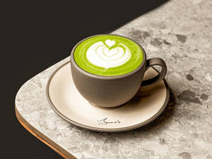 Spiced Ginger Matcha Latte