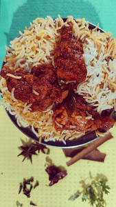 Chicken Lollipop Biryani