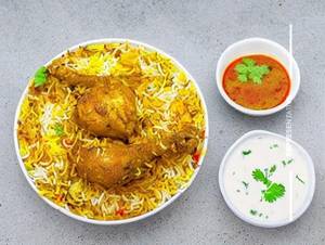 Chicken biryani                                                   
