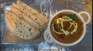 Kadai Chicken With 3pc Rumali Roti