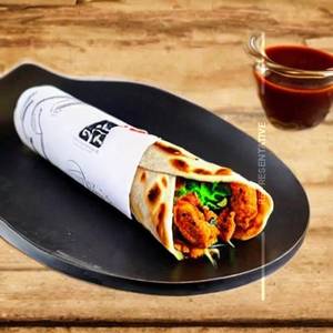 Whole Wheat Crispy Chicken Kathi Roll