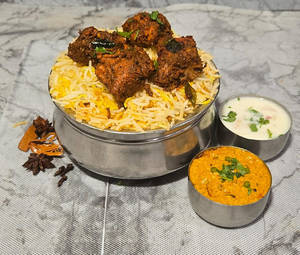 Chicken Fry Piece Biryani Full