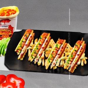 Chicken Hotdog Arabic Roll
