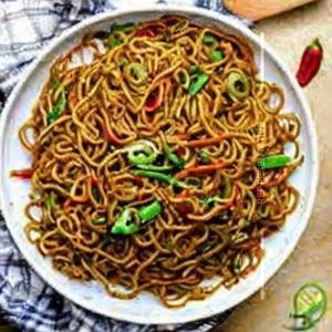 Mushroom Schezwan Noodles