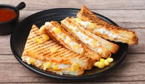 Corn Cheese Grilled Sandwich