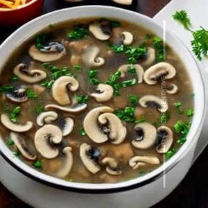 Mushroom Nuddle Soup