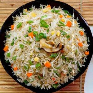 Egg Mushroom Fried Rice