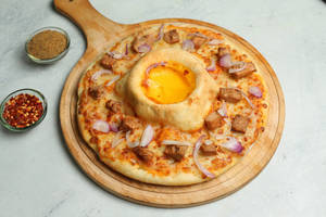 Cheese Volcano-pepper Bbq And Onion