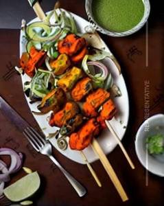 Mushroom tikka