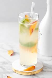 Peach Basil Mojito