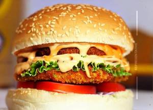 Noodle Tikki Burger
