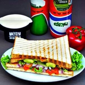 Veg Mexican Sandwich Best Seller