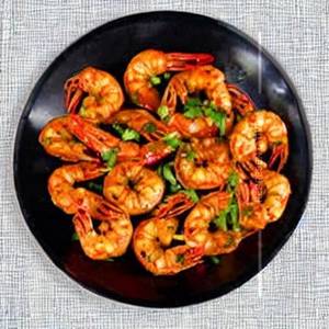 Prawn Pepper Fry Dry